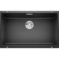 Blanco Subline 500 U/SILGRANIT Undermount Sink/Anthracite/Plug