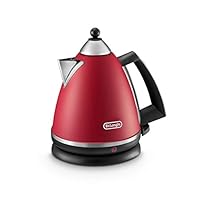 De'Longhi 德龙 Argento 电水壶 KBX2016 - 1.7 升 - 可拆卸水垢过滤器 红色 210110090