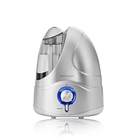Medisana 超声波房间加湿器和空气净化器 UHW（例如卧室 办公室和儿童房间（至 30 平方米） 改善的空间氛围） 60065