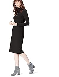 Find 女式前拉链连衣裙