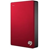 Seagate 希捷科技 储备与 4 TB 携带式外接硬盘 USB 3.0, 红色 (STDR4000902)