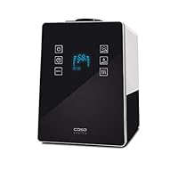 Caso AirVital Pro-设计加湿器 5410 水箱6 升大容量石灰过滤器 混合蒸发器技术 可变蒸汽量 *面积可达 50 平方米 带芳香盒