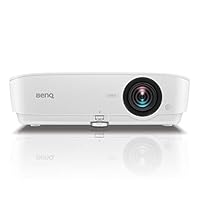 BenQ MH534 1080p 全高清 3300 ANSI 流明投影仪，适用于家庭和办公室会议室，白色 XGA 白色 9H.JJV77.33E