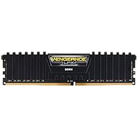 Corsair Vengeance LPX 16GB (2x8GB) DDR4 DRAM 2400MHz C16 Desktop Memory Kit - Black (CMK16GX4M2A2400C16)