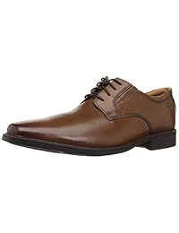 Clarks 男式 Tilden Plain 皮鞋