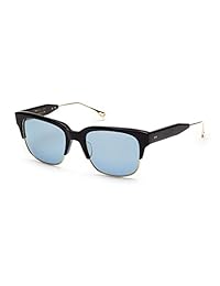 Dita TRAVELLER 19014 A-BLK-GLD 哑光黑色 18K 金色 带深蓝色金色太阳镜