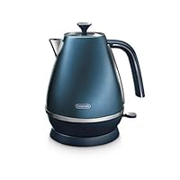 De'Longhi 德龙 Distinta Flair 电水壶 KBI2001 1.7 升 可拆卸的钙盐过滤器 Wasserkocher Prestige Blue KBI2001BL