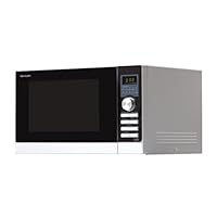 Sharp R843 组合式烤箱微波炉带双烤架，25 升，900 W