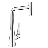 Hansgrohe 汉斯格雅 梦迪诗 Select 单把厨房龙头 混合器(舒适高度 320毫米，带可拉出式出水嘴) 镀铬