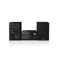 Panasonic 松下 SC-PMX94EG-K Micro HiFi 系统 黑色 ( 120 W RMS , 数字收音机 DAB+，CD，FM收音机，蓝牙，USB，AUX）SC-PMX94EG-K