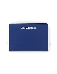 Michael Kors 迈克高仕 Jet Set 旅行皮革中号卡包手提钱包带可拆卸身份证卡包