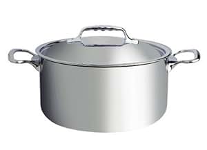 debuyer affinity stewpan, stainless steel stainless 5.7-quart