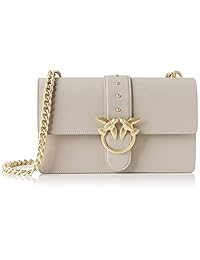 PINKO 女士 Love Simply 11 Catena 单肩包，7.5x16.5x27 厘米