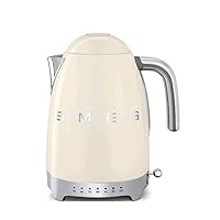 SMEG 50年代复古风格水壶，可变温度 奶油色 One Size 
