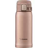 象印 保温杯 直饮 一键式开启 不锈钢保温杯 360毫升 哑光金 SM-SD36-NM