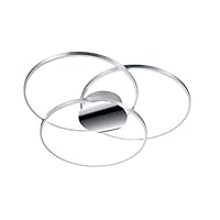 Trio 灯具，Sedona 吸顶灯，铝 铬 Durchmesser 80cm 673210306