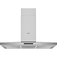 Siemens 西门子 LC96QBM50 抽油烟机 / 壁罩 / 90厘米 / 金属油脂过滤器 / 高性能风扇 / 不锈钢