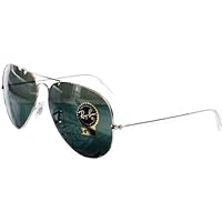 Ray-Ban 雷朋 基础功能款太阳镜 RB3025 L0205 (金色镜架 灰绿色G15舒适片) 镜片宽58*鼻梁宽14*镜腿长135_mm(亚马逊自营商品, 由供应商配送)