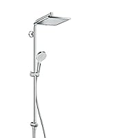 hansgrohe 汉斯格雅 crometta E 240 淋雨系统 铬白 Kopfbrause mit 1 wassersparenden Strahlart
