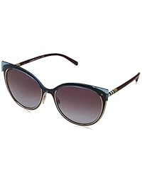 Burberry 女士 0BE3096 126590 55 太阳镜，红色/浅金色/灰色渐变紫罗兰色