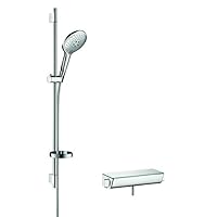 hansgrohe 汉斯格雅飞雨Select S 150 恒温龙头套装 0.90m, 3种喷淋模式 镀铬