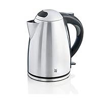 WMF 福腾宝 STELIO烧水壶，1.7升，2400W，水位指示灯照明，水垢过滤器，cromargan亚光/银色