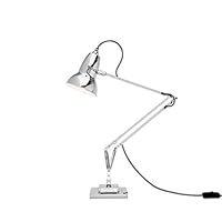 Anglepoise Original 1227 台灯 亮铬色 白色/黑色编织电缆