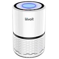 Levoit LV-H132 空气净化器带真霍巴过滤器，*剂，*雾，灰尘，家庭和宠物，空气净化剂，带夜灯，US-120V