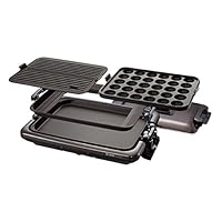 虎牌烤盘铁板章鱼小丸子烤肉盘3张分类带盖棕色1台 CRV - a300-t Tiger