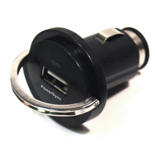 powersync 包尔星克 迷你车载充电器dc12v 24v输入通用pi 2a