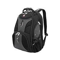 SWISSGEAR 旅行齿轮1900 scansmart TSA 笔记本电脑背包 – 30.48 cm ebags 黑色/灰色 均码