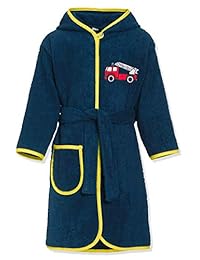 Playshoes 男童 Kinder Frottee-Bademantel Feuerwehr 浴袍