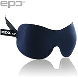 【热销！美亚同款】EPС 立体3D 眼罩 航空眼罩 【舒适透气 遮光安神 遮光柔软 不压睫毛】睡眠眼罩【3D立体剪裁 零压感】外观专利产品 送耳塞 (染墨蓝)