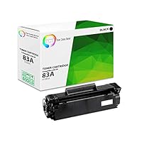 True Color Toner 83A HP CF283A 黑色高级兼容硒鼓替换件适用于 HP Laserjet Pro MFP M125a M125nw M125rnw M126a M126nw, Pro M201n M201dw M202n M202dw 打印机（1,500 页）