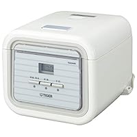 TIGER虎牌 微电脑 电饭煲 3合 附食谱 tacook大口酷 现做新鲜 煮饭 保温电饭锅JAJ-A552 简约白色 3-3.5合 JAJ-A552-WS