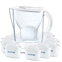 BRITA 碧然德 Marella海洋系列 冷水滤水壶，带一年用滤芯包，白色，2.4L（12只装）