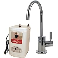 Westbrass D2071HFP-05 高级现代单手柄热冷套件，抛光镍 亮镀色（Polished Chrome） 16 in D2071HFP-26