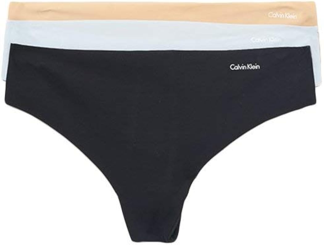 calvin klein 女士 5 条装隐形丁字裤