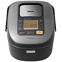 Panasonic SR-HZ106 5 杯（未煮）感应加热系统电饭煲及多锅，黑色 需配变压器