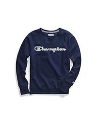 Champion 女式 Powerblend Boyfriend 圆领运动衫