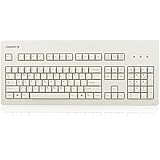 CHERRY 樱桃G80-3000LSCEU-0机械键盘 白色青轴 (爽快清脆段落感，樱桃经典款)