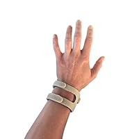 WristWidget(R) - * 可调节腕部支撑带 适用于 TFCC 泪珠 - 三角纤维软骨*，侧边手腕*，承重应力 - 左手或右手 - 均码 常规 1.00