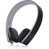 歌杰仕8200无线蓝牙耳机头戴式 运动立体声音乐耳机 带耳麦 可语音通话 通用 (黑色)