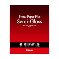 佳能照片纸加半光 50 张 8 in x 10 in