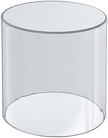 azar displays 556805 8 英寸宽 x 6 英寸高透明丙烯酸圆柱 4"w x 6"h