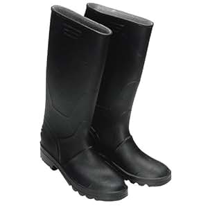 wolfpack 15010105 橡胶靴子 黑色 45