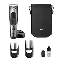 Braun 博朗 理发刀 HC5090，可以作为修剪刀，17种长度，银色