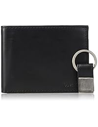 Calvin Klein男士皮革折叠钱包 带钥匙扣