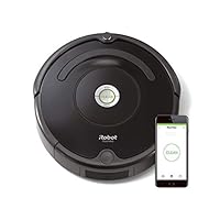 iRobot Roomba 671 扫地机器人（清洁各类硬质地板和地毯，污垢检测技术，3 级清洁系统，支持 Wi-Fi ，可通过应用程序编程）黑色