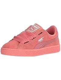 PUMA unisex-kids 麂皮绒心形 SNK